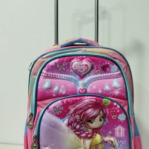 Mochila Rodinha Reforçada - LOVE PRINCESA