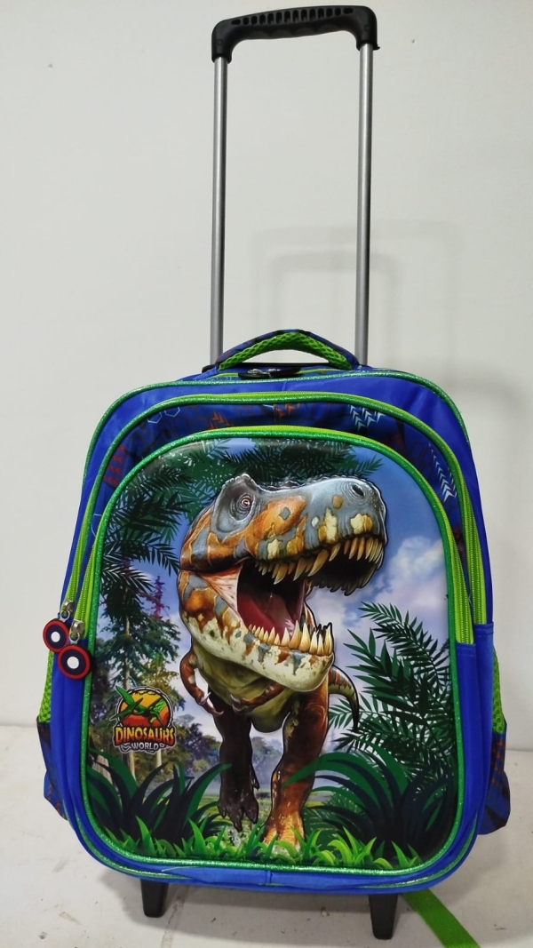 Mochila Rodinha Reforçada - DINOSSAURO WOLDD