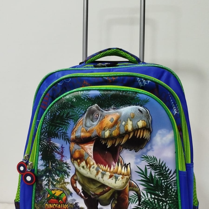 Mochila Rodinha Reforçada - DINOSSAURO WOLDD