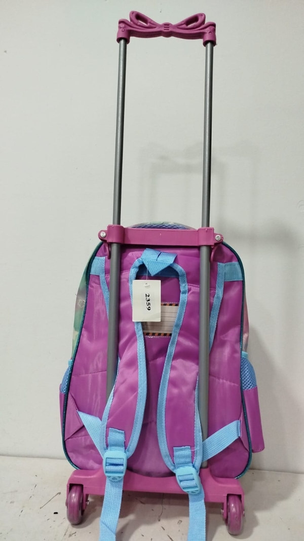 Mochila Rodinha Reforçada - LOVE PRINCESA FLOR - Image 3