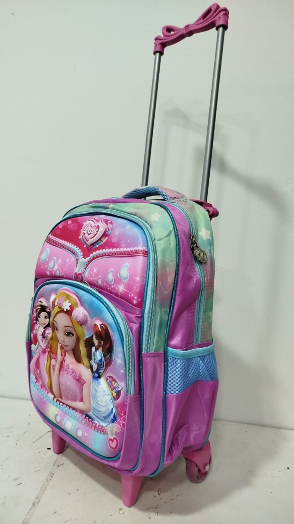 Mochila Rodinha Reforçada - LOVE PRINCESA FLOR - Image 2