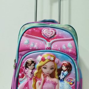 Mochila Rodinha Reforçada - LOVE PRINCESA FLOR