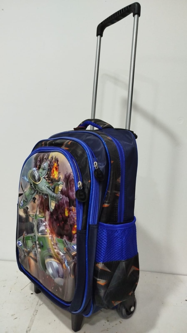 Mochila Rodinha Reforçada - AVIÕES GUERRA - Image 2