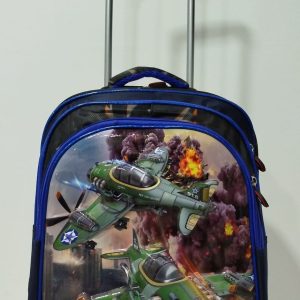 Mochila Rodinha Reforçada - AVIÕES GUERRA