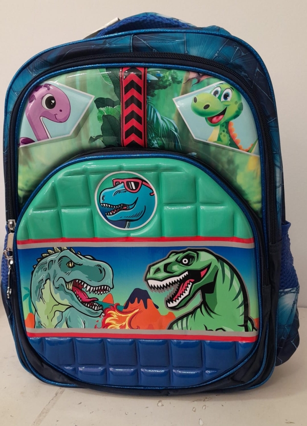 Mochila de costas reforçada - DINOSSAURO INFANTIL
