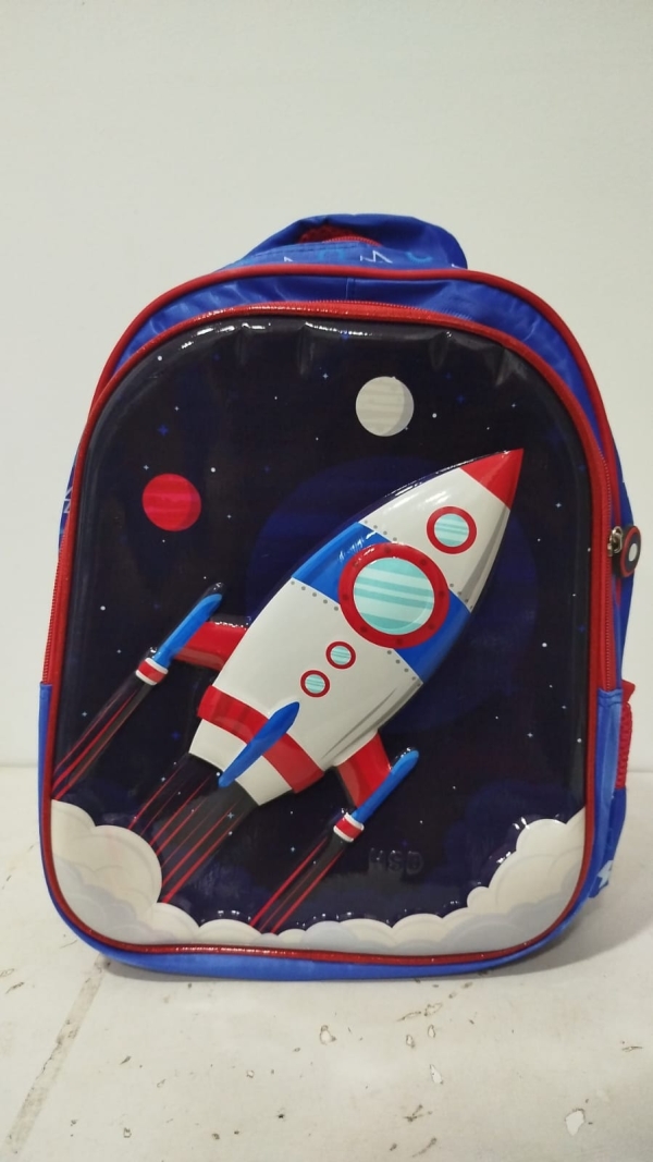 Mochila de costas reforçada média 36cm  - FOGUETE