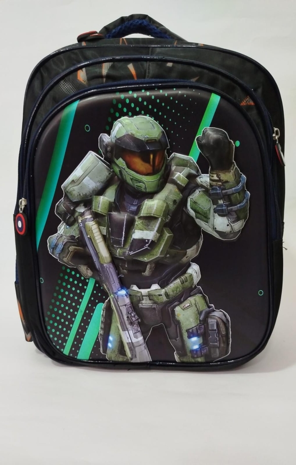Mochila de costas reforçada - HALO - LICENCIADA
