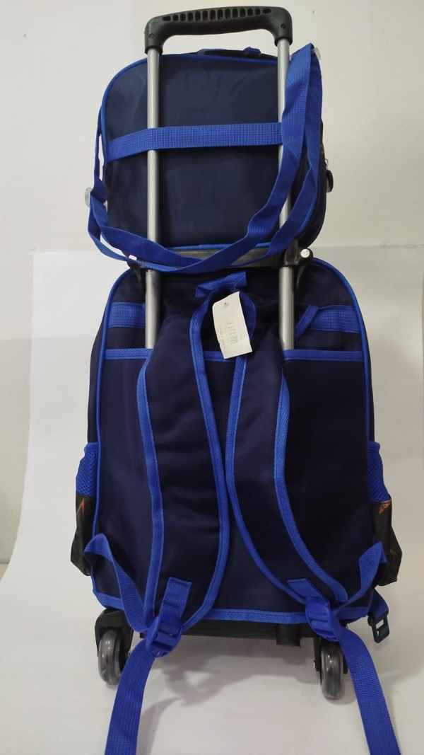 KIT MOCHILA DE RODINHA + LANCHEIRA + ESTOJO - PERSONAGENS SUPER MARIO - Image 4