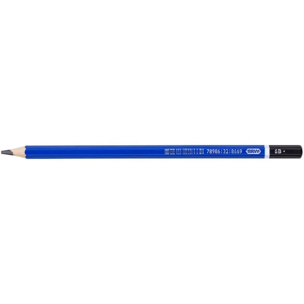 LAPIS PRETO TECNICO MADEIRA 6B PRETO