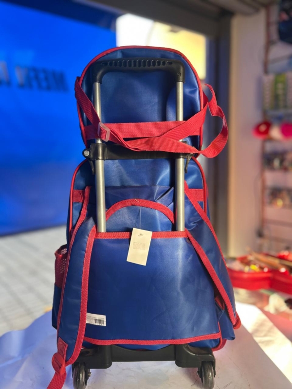 KIT MOCHILA DE RODINHA + LANCHEIRA + ESTOJO - CAPITAIN AMERICA - Image 3