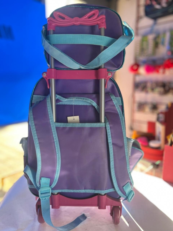 KIT MOCHILA DE RODINHA + LANCHEIRA + ESTOJO - UNICÓRNIO - Image 3