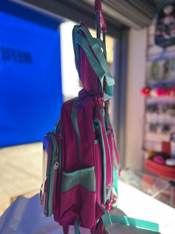 KIT MOCHILA DE RODINHA + LANCHEIRA + ESTOJO - SEREIA - Image 2