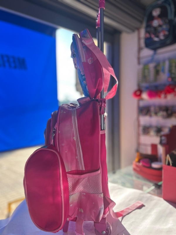 KIT MOCHILA DE RODINHA + LANCHEIRA + ESTOJO - FROZEN E ANA  ROSA - Image 2
