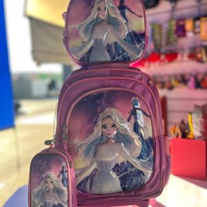 KIT MOCHILA DE RODINHA + LANCHEIRA + ESTOJO - FROZEN E ANA