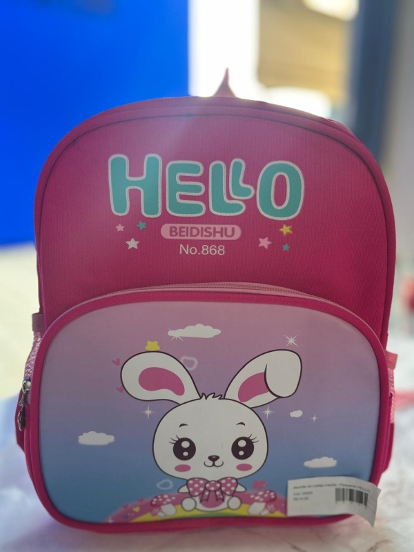 Mochila de costas creche - Pequena HELLO