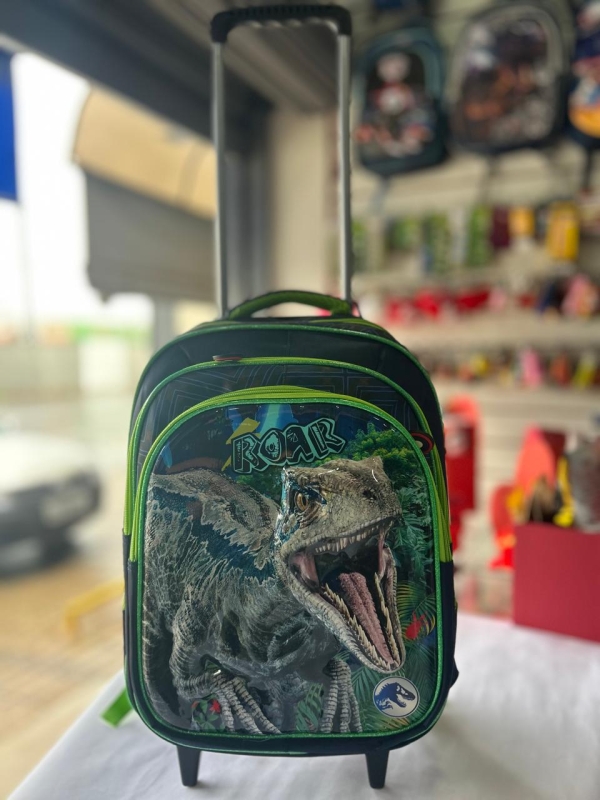 Mochila Rodinha Reforçada - DINOSSAURO ROAR