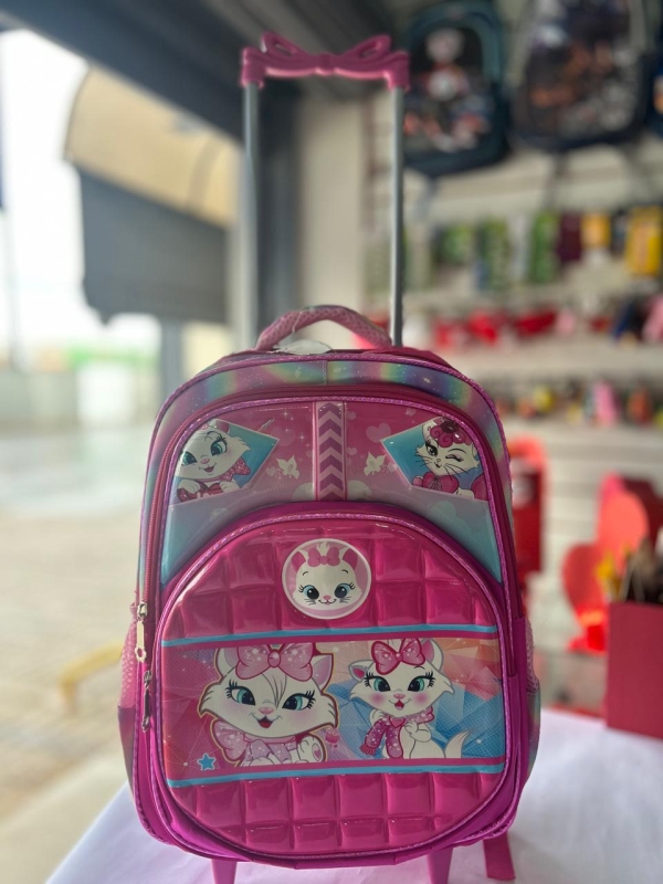 Mochila Rodinha Reforçada - GATINHA MARIE