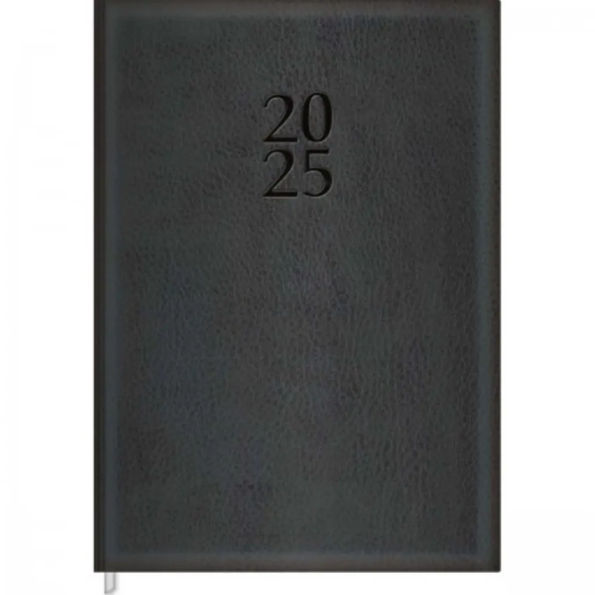 Agenda 2025 Torino Preta Costurada 176 fls. 134 mm x 192 mm - Tilibra