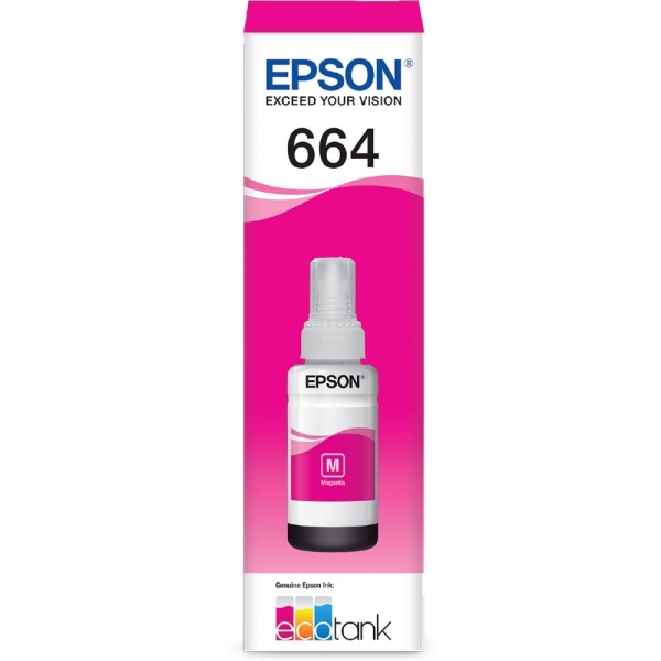 Refil de Tinta Epson 664 MAGENTA-ORIGINAL - Image 2