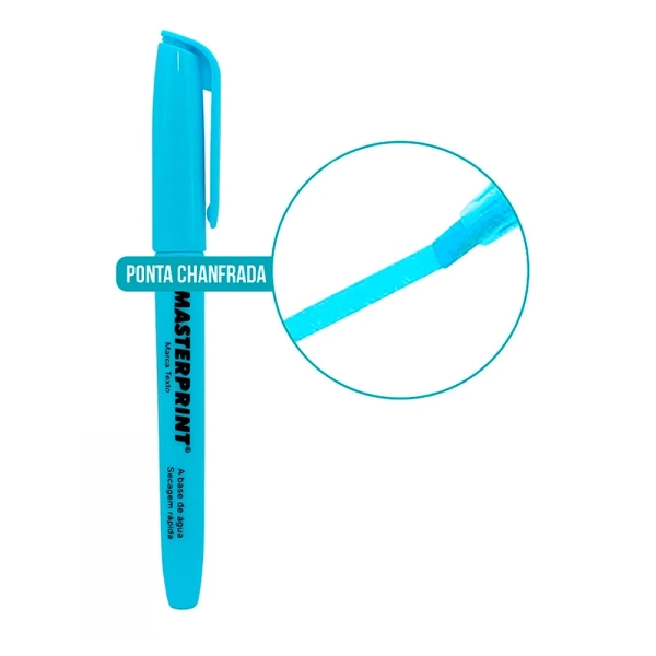 Caneta Marca Texto Azul - Masterprint - Image 2