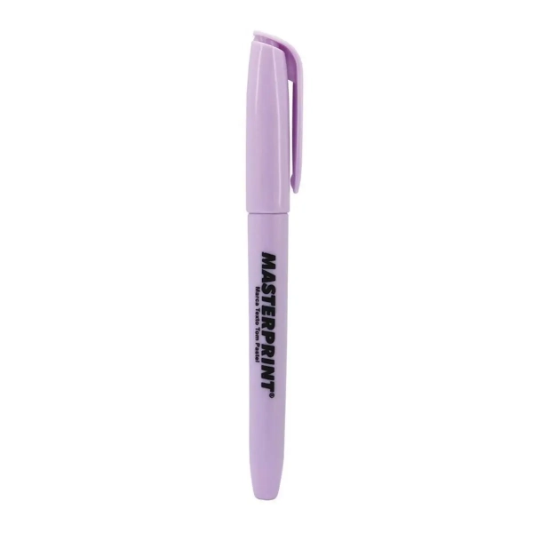 Caneta Marca Texto Pastel Lilas - Masterprint