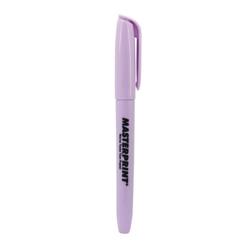 Caneta Marca Texto Pastel Lilas - Masterprint