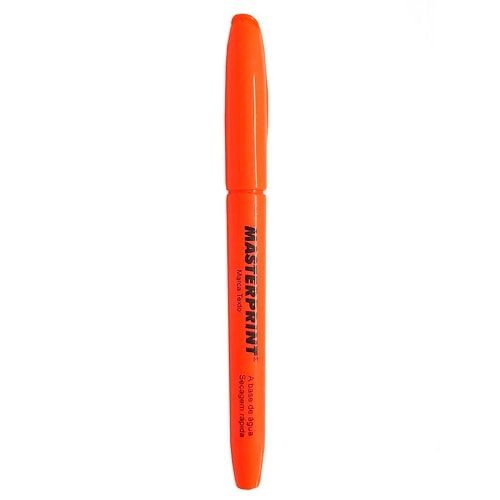 Caneta Marca Texto Laranja - Masterprint