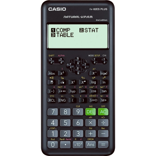 CALCULADORA CIENTIFICA FX82 DISPL.C/2LINHAS 240FUNC. UNIDADE FX-82MS-2-W4-DH - CASIO