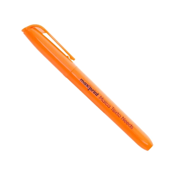 CANETA MARCA TEXTO NEEDS LARANJA - MAXPRINT