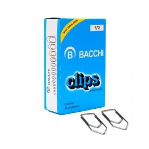 Clipe Galvanizado Aço 8/0 COM 50 UND- Bacchi