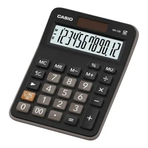 CALCULADORA DE MESA 12 DIG. PRETA SOLAR/BATERIA UNIDADE MX-12B-W4-DC - CASIO