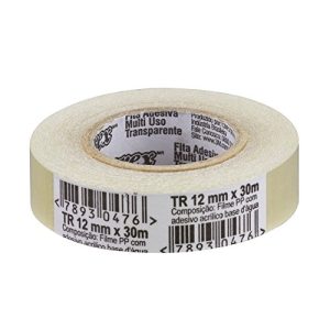 FITA ADESIVA DUREX TRANSPARENTE 12MMX30M. HB004174262 - 3M