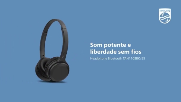 HEADPHONE PHILIPS TAH1108BK/55 - ORIGINAL - Image 3