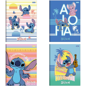 CADERNO BROCH CD 80FLS STITCH 25 FORONI(E)