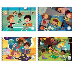 CADERNO TILIBRA SAPECA CARTOGRAFIA CD S/S MASC 96 FOLHAS