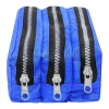 Estojo escolar triplo - COR AZUL - Image 3