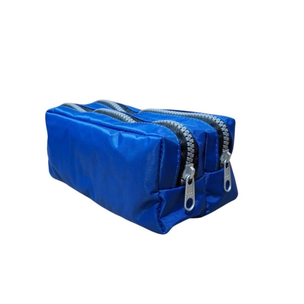 Estojo escolar duplo - COR AZUL - Image 2