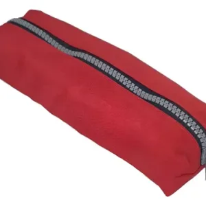 Estojo escolar simples 1 zíper- COR VERMELHO