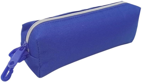 Estojo escolar simples 1 zíper- COR AZUL - TACTEL - Image 2