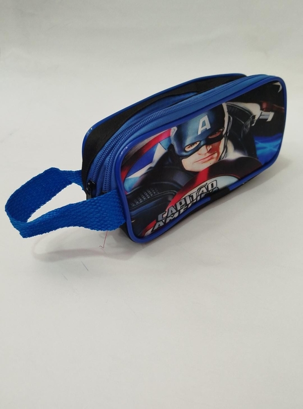 Estojo escolar duplo - CAPITÃO AMERICA - Image 2