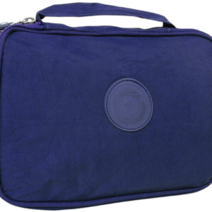 ESTOJO ESCOLAR COM DIVISÓRIA - AZUL ESCURO