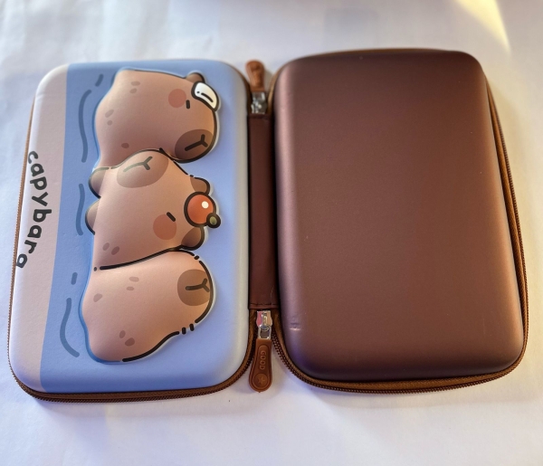 ESTOJO ESCOLAR COM DIVISÓRIA - PERSONAGENS CAPIVARA