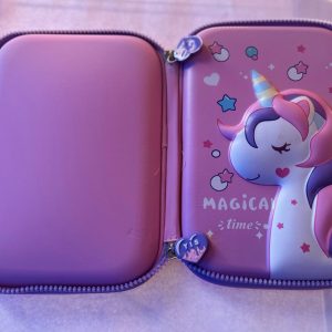 ESTOJO ESCOLAR COM DIVISÓRIA - PERSONAGENS UNICÓNIO