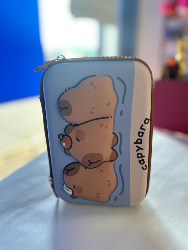ESTOJO ESCOLAR COM DIVISÓRIA - PERSONAGENS CAPIVARA - Image 2