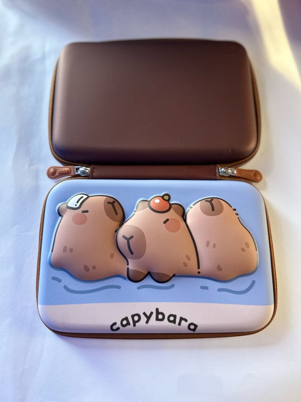 ESTOJO ESCOLAR COM DIVISÓRIA - PERSONAGENS CAPIVARA - Image 3
