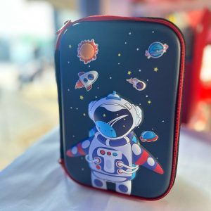 ESTOJO ESCOLAR COM DIVISÓRIA - PERSONAGENS ASTRONAUTA