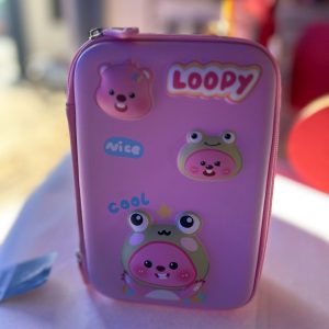 ESTOJO ESCOLAR COM DIVISÓRIA - PERSONAGENS SAPO