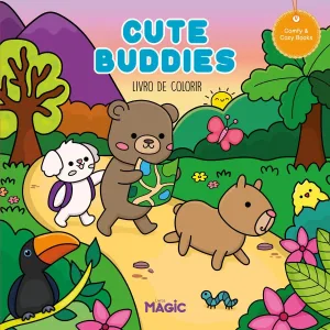 LIVRO DE COLORIR BOBBIE GOODS CUTE BUDDIES 48PG UNIDADE 84778 - MAGIC KIDS