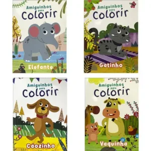 LIVRO INFANTIL COLORIR AMIGUINHOS PARA COLORIR 10P(S)  1176277 - TODOLIVRO