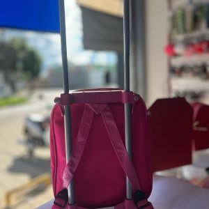 MOCHILA DE RODINHA PEQUENA BÁSICA MINNIE - 2 BOLSOS